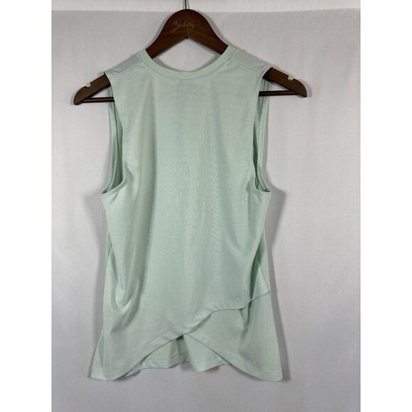 Nike Pro Intertwist Muscle Tank Top Women's Medium Green Tulip Back Train - Picture 4 of 8